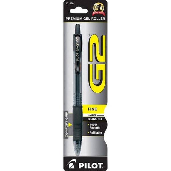 Pilot G2 Black .7mm